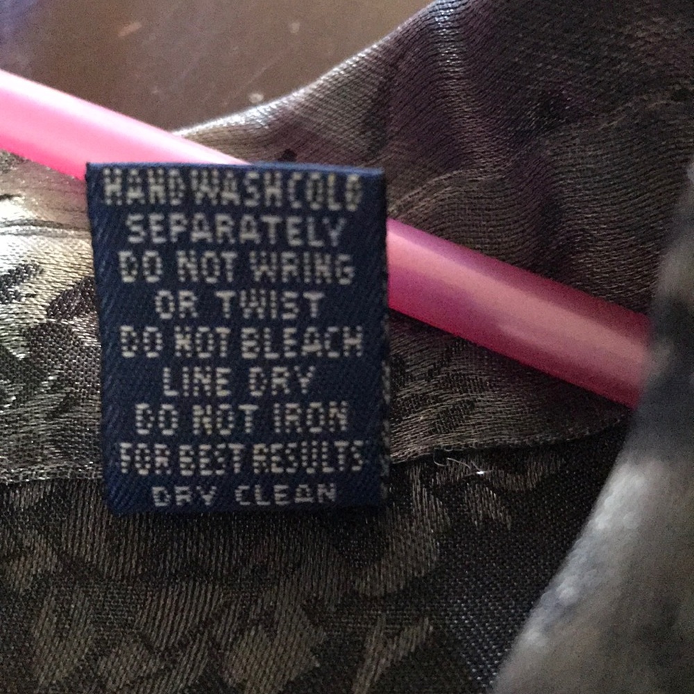 Silver Gray Button Down Blouse - image 7